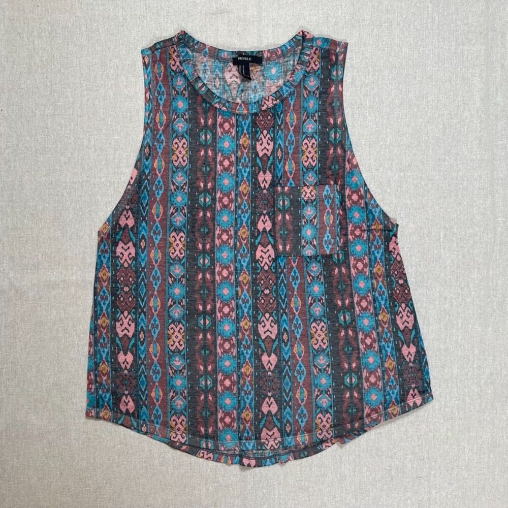 Forever 21 | Graphic Print Muscle Tee | Medium